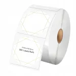 &Uuml;mmargused termilised isekleepuvad etiketid, 50,8 mm, 500 tk, universaalsed, dekoratiivsed