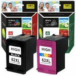 Tindikassetid HP 62 XL, OfficeJet 5740, 200, 252, 8040, Envy 5540, 5640, 5660, 7640 printeritele