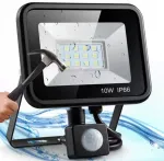 10W LED halogeenvalgusti v&auml;litingimusteks liikumis- ja h&auml;marusanduriga IP66