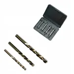 Murenenud poltide kruvikeerajate otsikute komplekt, HSS + 2/3/4 mm vasakp&ouml;&ouml;rdega HSSCo puuridega