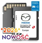 TomTom NB1 Live navigatsioonikaart, Euroopa, radarid, Mazda 6/CX-5/CX-9, 2025