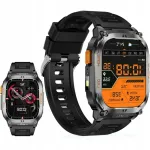 Meeste nutikell QX18, 2,01" HD, GPS, veekindel, must, IP68