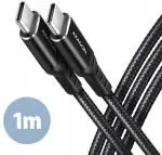 USB-C kaabel USB-C kaabliks AXAGON BUCM-CM10AB, 1 m