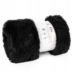 GIFT BLANKET Italian Furry voodikate, must, 70x160 cm