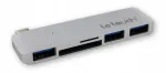USB-C jagaja 3 USB-A pistikuga ja LE TOUCH kaardilugejaga