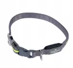 Koera kaelarihm Nomad Tales Spirit, kollane/hall, USB LED, M-L suurus, nailon