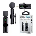Traadita telefonimikrofon kinnitatav Lightningi ja USB-C-ga