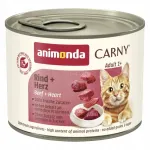 ANIMONDA Carny Adult kassitoit veise- ja s&uuml;damet&uuml;kkidega, 200 g