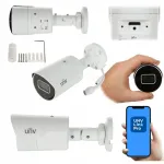 UNIVIEW IPC2124LE-ADF28KM-H IP kaamera 4MP 2.8mm IR50 WDR mikrofoniga