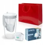 Kingituskomplekt: BRITA klaasist veefilter &bdquo;Glass&ldquo; hall + 3 filtrit