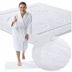 Vannitoa matt libisemisvastane 50x70 puuvillane 650g valge