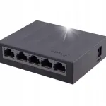 L&uuml;liti TP-LINK TL-SG1005P, 4 PoE+ gigabitporti, 65W, metallist, sobib valvetele
