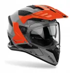Motorratturi kiiver AIROH BANDIT Tune, l&auml;ikiv oranž, XL