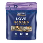 Kalamaiused koertele Fish4Dogs banaaniga, 100 g