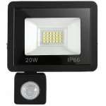 LED prožektor 20W 6000K IP66 ja liikumisanduriga