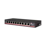 Getfort GF-110D-8P-120 v&otilde;rgu l&uuml;liti, 8 PoE porti, kinnitus kapile, IP kaameratele