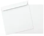 Ruudukujulised &uuml;mbrikud ENVELOPE, valged, 156x156 mm, 1000 tk