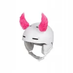 Kiivri dekoratsioon Stage Funny Horns, roosa fluorestseeruv