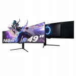 49" kaareva monitor 5120x1440 5K 165Hz 1ms VA RGB R1500