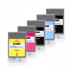 Canon PFI-030 PFI-031 tindikassettide komplekt, 5 tk, sobib imagePROGRAF TA-20, TA-30, TM-240, TM-340 mudelitele