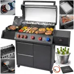 V&auml;lisgrill Garden Grill CAST IRON LEHMANN 5+1, 20,5 kW, koos balloonikapiga