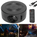 Mini projektor 1080P HD kodukino jaoks Bluetoothiga nutitelefonidele