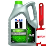 S&uuml;nteetiline mootori&otilde;li MOBIL 1 ESP X4 0W40, 5 l
