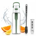 Dafi Solid 0,5 l sage/roheline veefilter silikoonharjaga