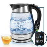 BERGMANN klaasist veekeetja, 1,7 l, 2200 W, temperatuuri reguleerimisega