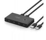 USB jagaja UGREEN KVM 30767, 4 USB 2.0 pesa, 480 MB/s
