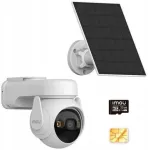 IP kaamera Imou AOV PT 5MP, Wi-Fi 2.4 GHz, 4G, p&auml;ikesepatarei, 32 GB, SIM-kaart