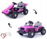 Laste elektriauto Milly Mally Prime 2in1, roosa