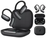 Juhtmevabad Soundcore Aerofit 2 k&otilde;rvaklapid, mustad, &otilde;hu l&auml;bilaskvusega
