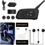 Motorratturi interkom EJEAS V6 PRO+, 1200 m, Bluetooth