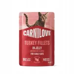 Carnilove m&auml;rg kassitoit kalkunimahla želatiiniga, 85 g