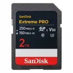 SanDisk Extreme PRO 2TB SDXC 250MB/s SDSDXXD-2T00-GN4IN m&auml;lukaart