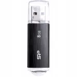 USB m&auml;lupulk SILICON POWER Ultima U02 8GB, must, USB 2.0