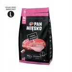 Koerte kuivtoit PAN MIĘSKO vasikaliha ja vutimunadega, 3 kg, kutsikatele