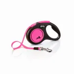 Jalutusrihm FLEXI Neon Pink, 5 m, M suurus