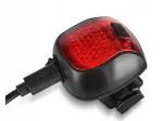 Tagumine LED jalgratta tuli 20LM, USB, 5 režiimi, IP65