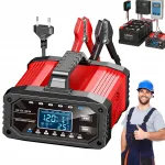 12V/24V 15A AGM, GEL akulaadija mootorratastele, autodele ja paatidele