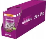 Niiske kassitoit WHISKAS kanaga, 28 x 85 g