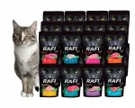 M&auml;rg kassitoit RAFI MIX, erinevad maitsed, 24 x 100 g, Dolina Noteci