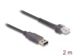 Lugeja kaabel RJ50 10-pin&ndash;USB 2.0 Type-A 2 m Delock 90599
