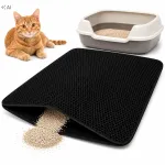 Tualetialus 75 x 55 cm, must, Litter Wiper