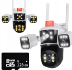 V&auml;liskaamera WiFi 4 objektiiviga, 16 MP, 10x suum