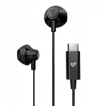 K&otilde;rvaklapid Energy Sistem EasyPods Type-C, mustad, USB-C