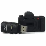 USB m&auml;lupulk 16 GB, must, 3.0, kaamera disainiga