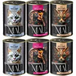 Steriliseeritud kasside m&auml;rgtoit MAU Pate and Fillet, erinevad maitsed, 6 x 400 g