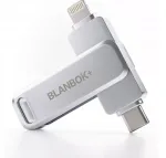 BLANBOK+ 512GB USB-m&auml;lupulk, USB, USB-C, Lightning, iPhone, Android, PC jaoks